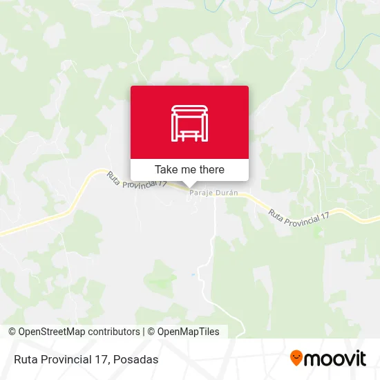 Mapa de Ruta Provincial 17