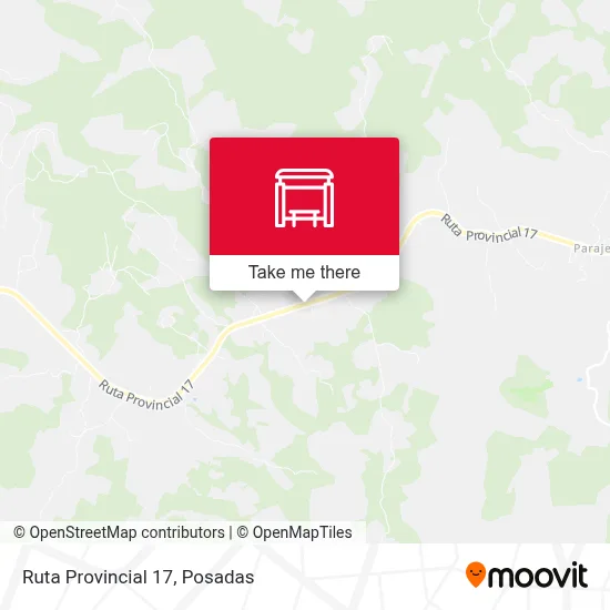 Mapa de Ruta Provincial 17