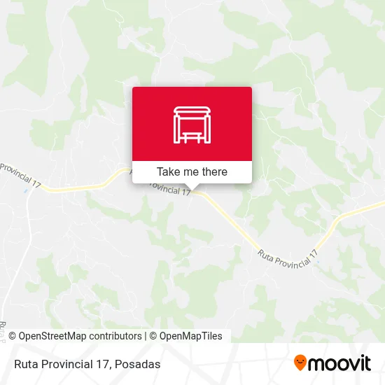 Mapa de Ruta Provincial 17