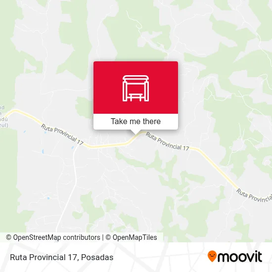 Mapa de Ruta Provincial 17