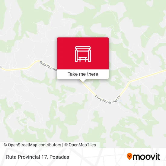 Mapa de Ruta Provincial 17