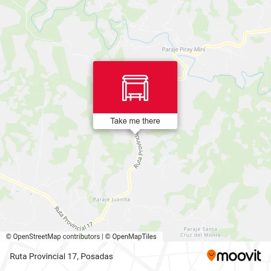 Mapa de Ruta Provincial 17