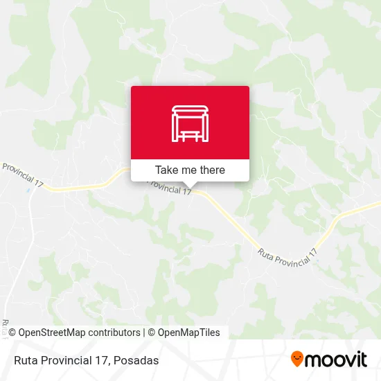 Mapa de Ruta Provincial 17