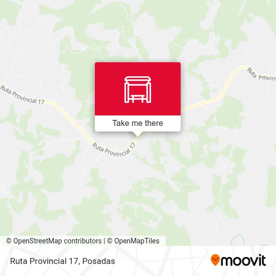 Mapa de Ruta Provincial 17