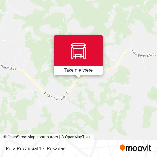Mapa de Ruta Provincial 17