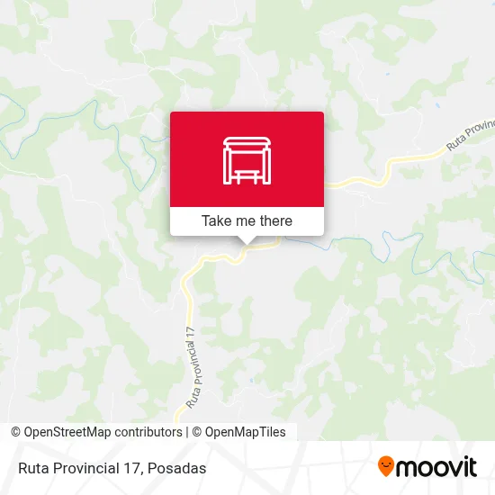 Mapa de Ruta Provincial 17