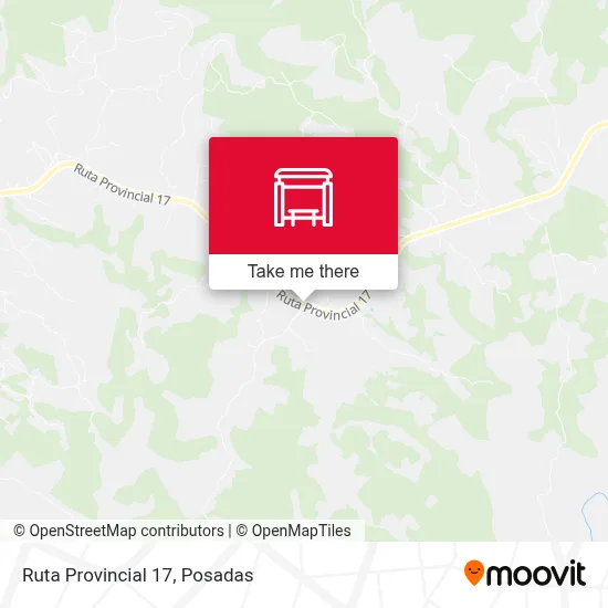 Mapa de Ruta Provincial 17