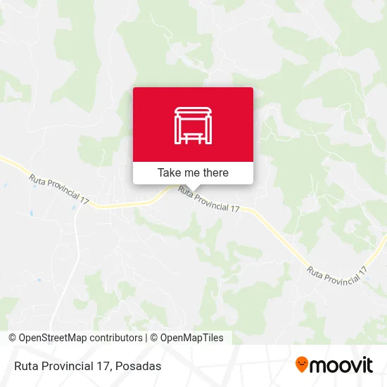 Mapa de Ruta Provincial 17