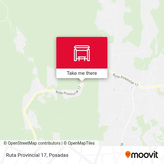 Mapa de Ruta Provincial 17