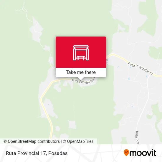 Mapa de Ruta Provincial 17