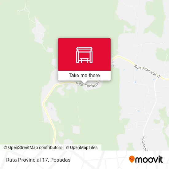 Mapa de Ruta Provincial 17
