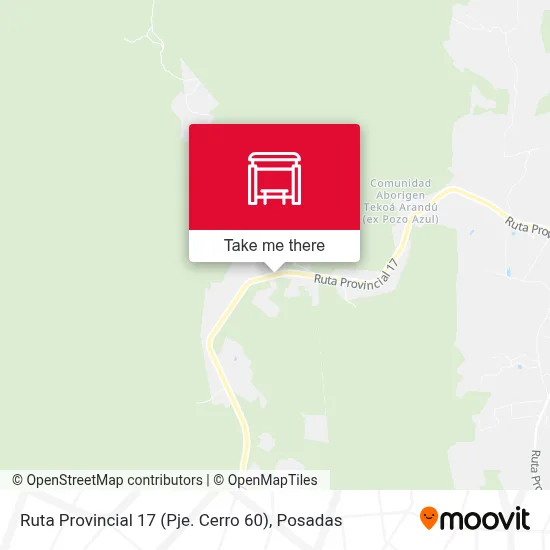 Ruta Provincial 17 (Pje. Cerro 60) map