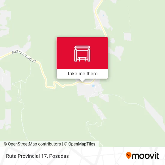 Mapa de Ruta Provincial 17