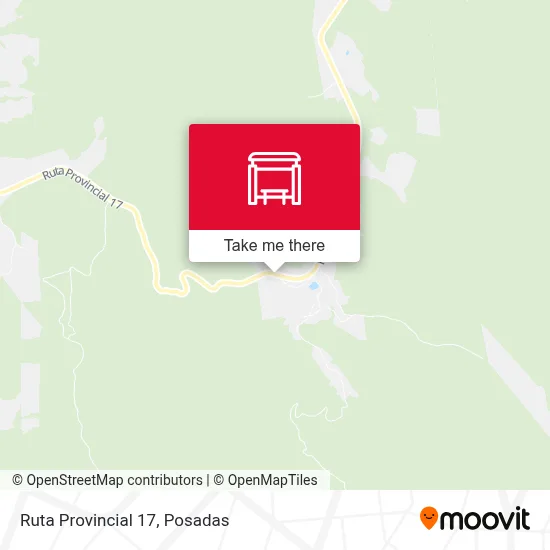 Mapa de Ruta Provincial 17