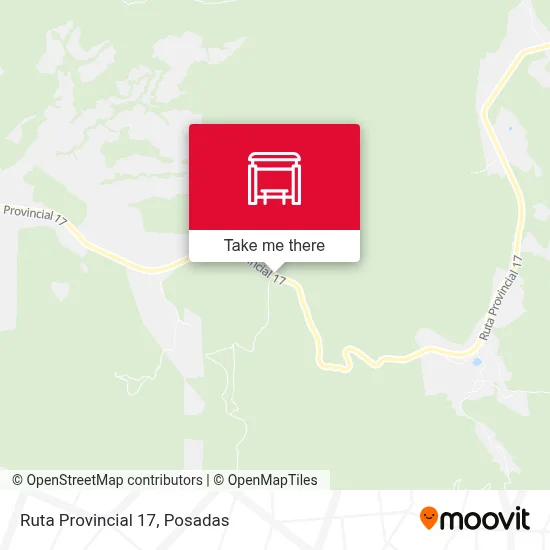 Mapa de Ruta Provincial 17