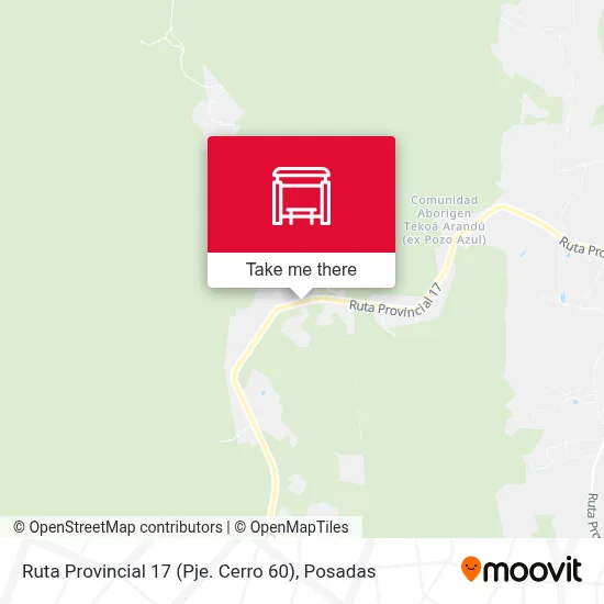 Ruta Provincial 17 (Pje. Cerro 60) map