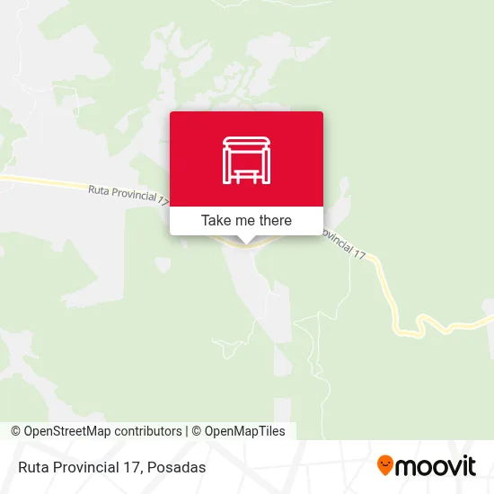 Mapa de Ruta Provincial 17