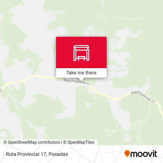 Mapa de Ruta Provincial 17