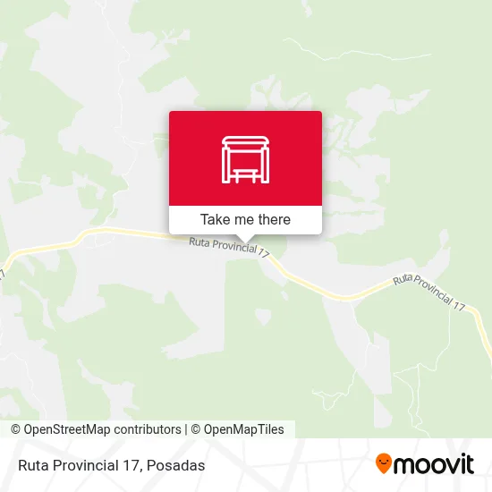 Mapa de Ruta Provincial 17