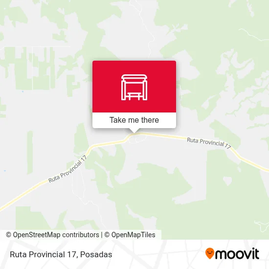 Mapa de Ruta Provincial 17