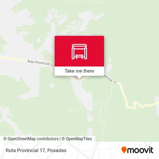 Mapa de Ruta Provincial 17