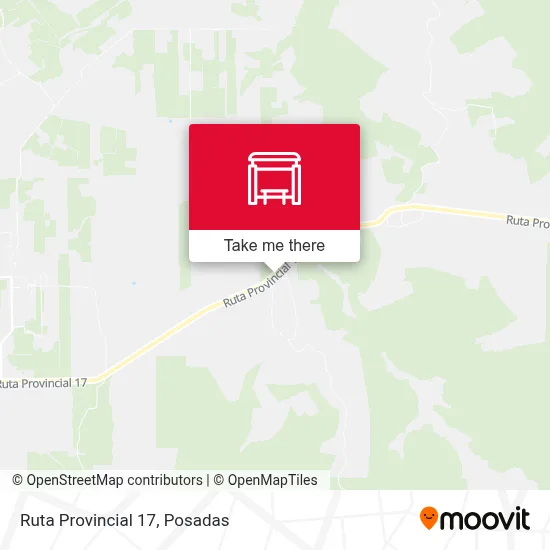 Mapa de Ruta Provincial 17