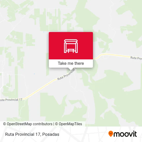 Mapa de Ruta Provincial 17