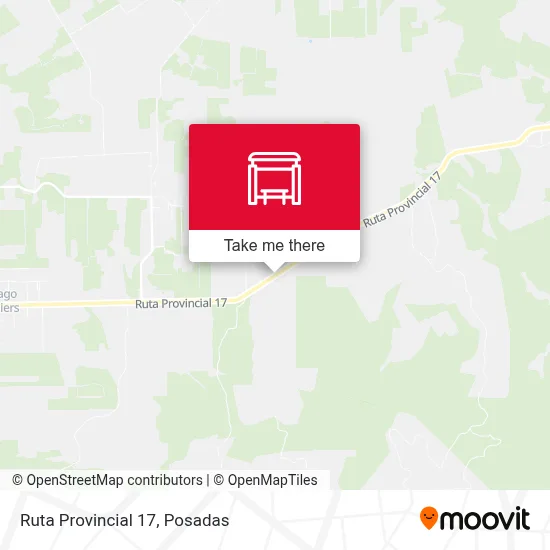 Mapa de Ruta Provincial 17