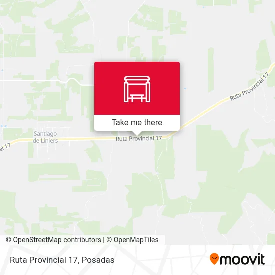 Mapa de Ruta Provincial 17