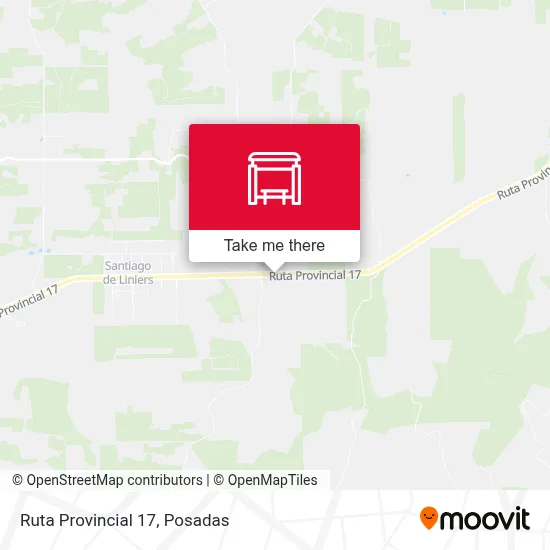 Mapa de Ruta Provincial 17