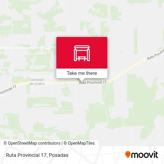 Mapa de Ruta Provincial 17