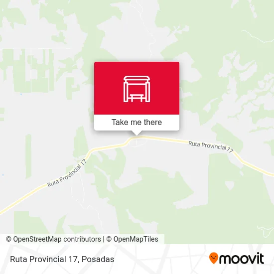 Mapa de Ruta Provincial 17