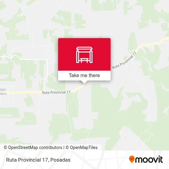 Mapa de Ruta Provincial 17