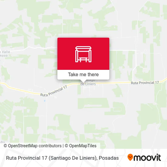 Ruta Provincial 17 (Santiago De Liniers) map