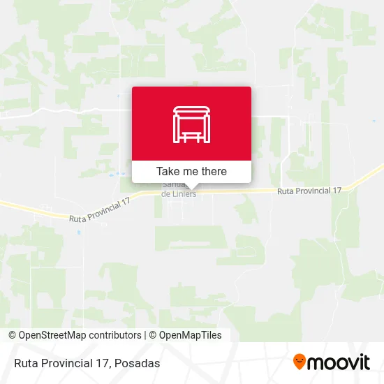 Mapa de Ruta Provincial 17