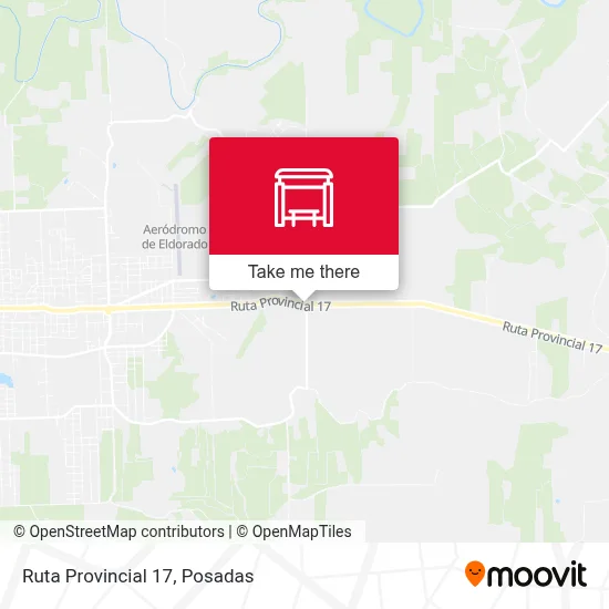 Mapa de Ruta Provincial 17