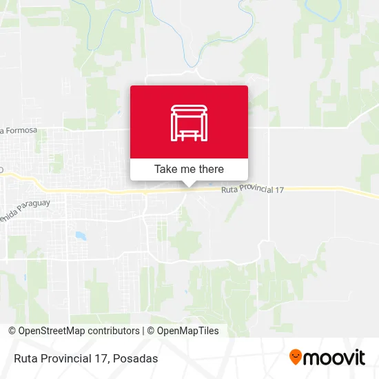 Mapa de Ruta Provincial 17