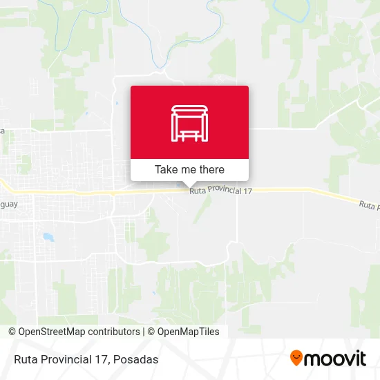 Mapa de Ruta Provincial 17