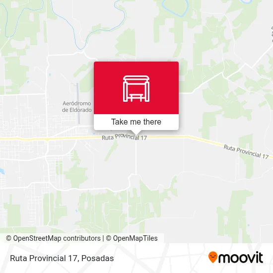 Mapa de Ruta Provincial 17