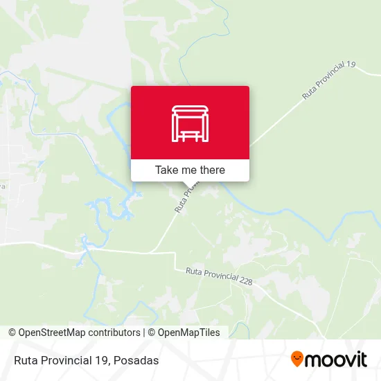 Mapa de Ruta Provincial 19