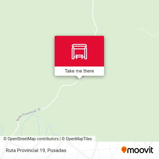 Mapa de Ruta Provincial 19
