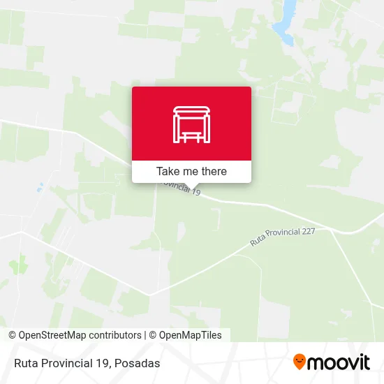 Mapa de Ruta Provincial 19