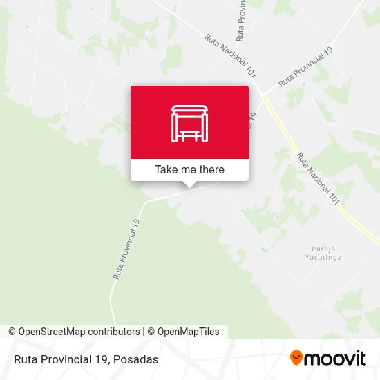 Mapa de Ruta Provincial 19