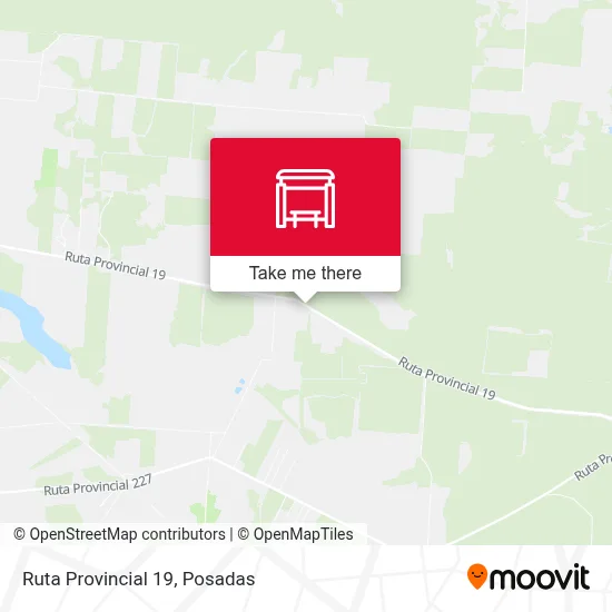 Mapa de Ruta Provincial 19