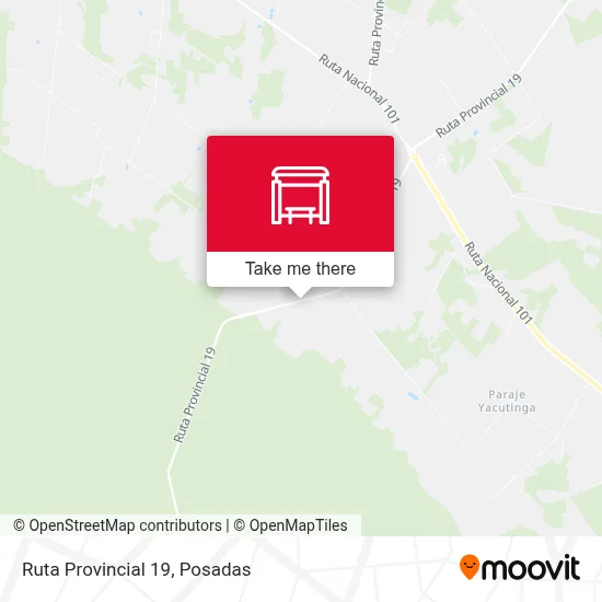 Mapa de Ruta Provincial 19