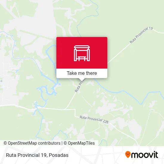 Mapa de Ruta Provincial 19