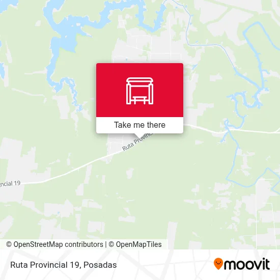Mapa de Ruta Provincial 19