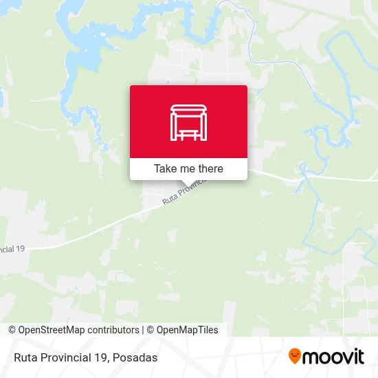 Mapa de Ruta Provincial 19