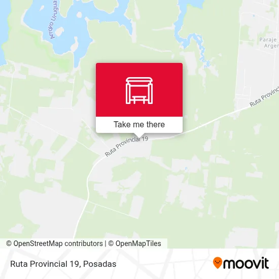 Mapa de Ruta Provincial 19