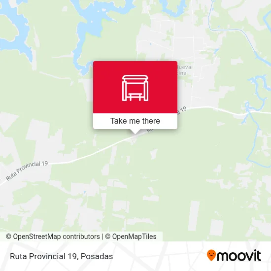 Mapa de Ruta Provincial 19